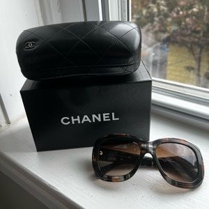 Chanel  sunglasses new with box, sunglasses case, and sunglasses bag. Never worn